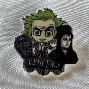 NWT Handmade Beetlejuice Pin / Brooch!